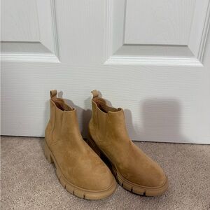 Tan Suede Ankle Boots